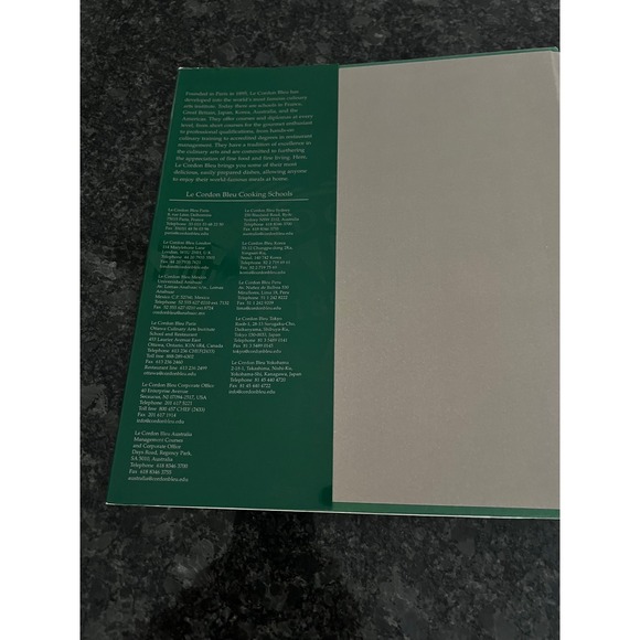 VTG‎ Le Cordon Bleu Quick & Easy Cookbook Recipes by Jeni Wright Hardcover 2004 - Picture 4 of 12